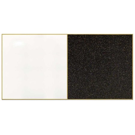 United Visual Products Sliding Door Indoor Enclosed Corkboard, 9 UV9012ACS-BLACK-AMETHY